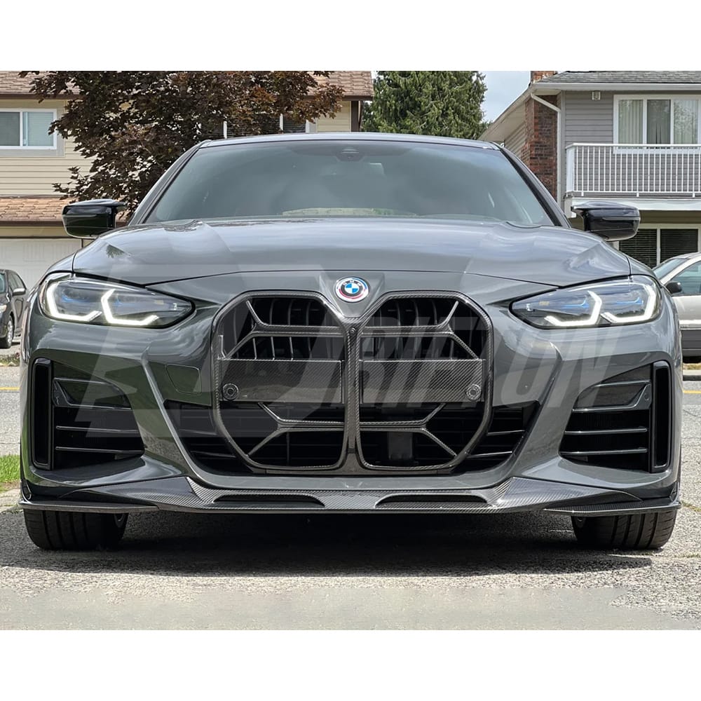 SQ Style Dry Carbon Fiber Front Lip For BMW 4 Seires G26 2021-2024