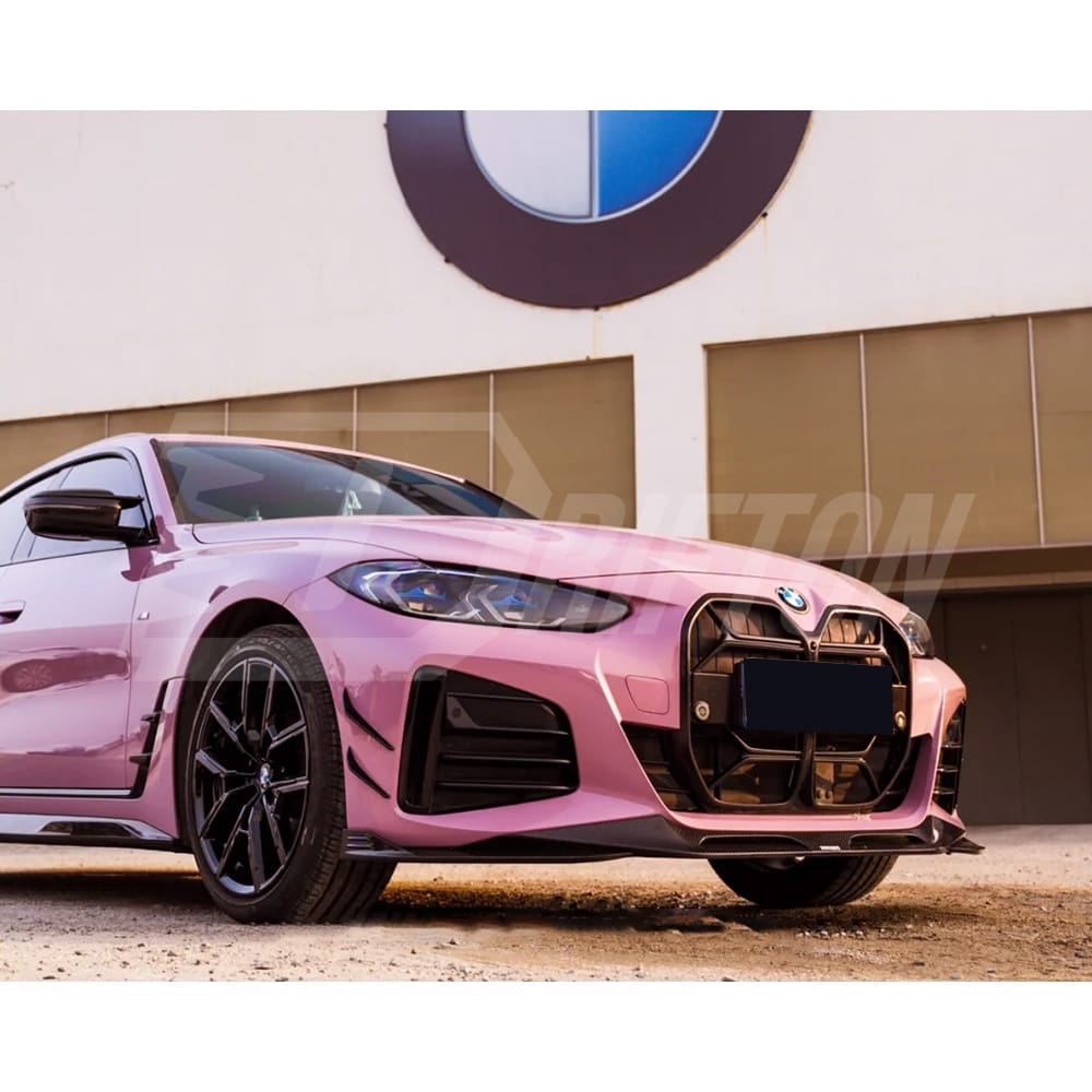 SQ Style Dry Carbon Fiber Front Lip For BMW 4 Seires G26 2021-2024