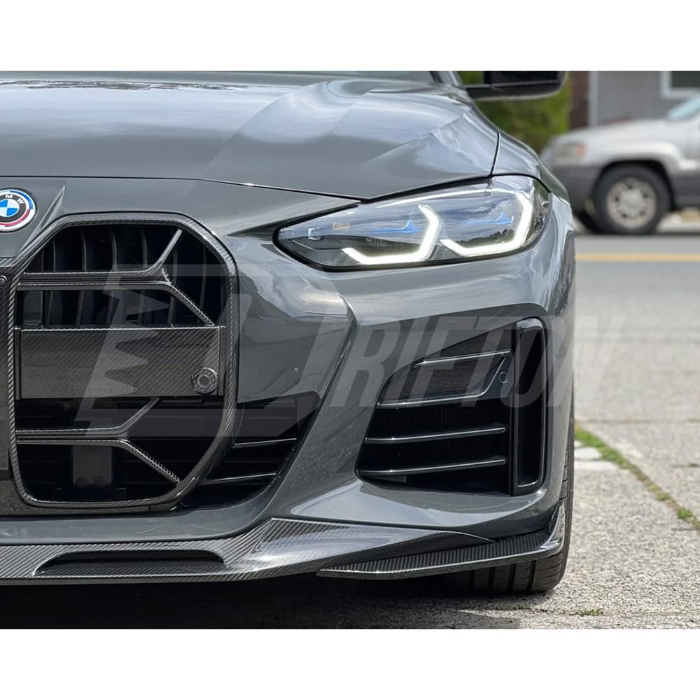 SQ Style Dry Carbon Fiber Front Lip For BMW 4 Seires G26 2021-2024