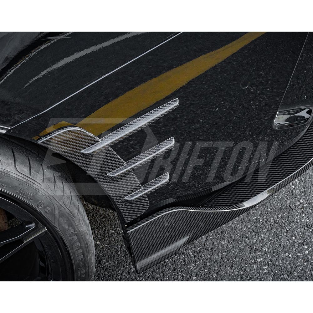 SQ Style Dry Carbon Fiber Rear Fender Trim For BMW 4 Seires G22 G23 2021-2024