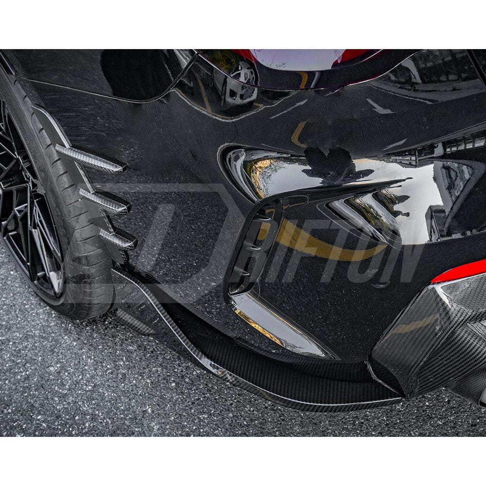 SQ Style Dry Carbon Fiber Rear Fender Trim For BMW 4 Seires G22 G23 2021-2024