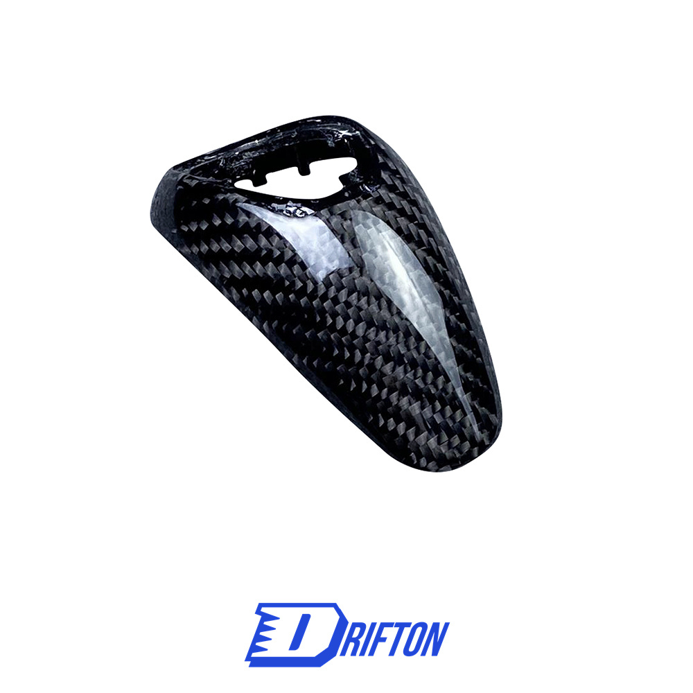 Carbon Fiber Interior Gear Knob Cover Replacement For BMW 5 Series F10 M5 2010-2016