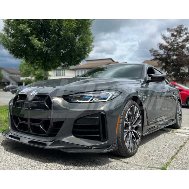 SQ Style Dry Carbon Fiber Front Lip For BMW 4 Seires G26 2021-2024