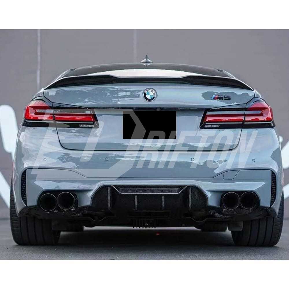 MP Style Dry Carbon Fiber Rear Diffuser For BMW 5 Series F90 M5 2017-2023