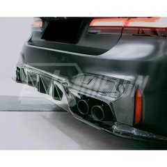 3D Style Dry Carbon Fiber Rear Diffuser For BMW 5 Series F90 M5 2017-2023