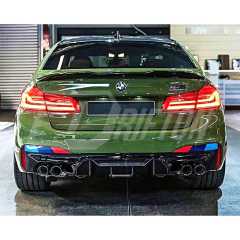 MP Style Carbon Fiber Rear Diffuser For BMW 5 Series F90 M5 2017-2023