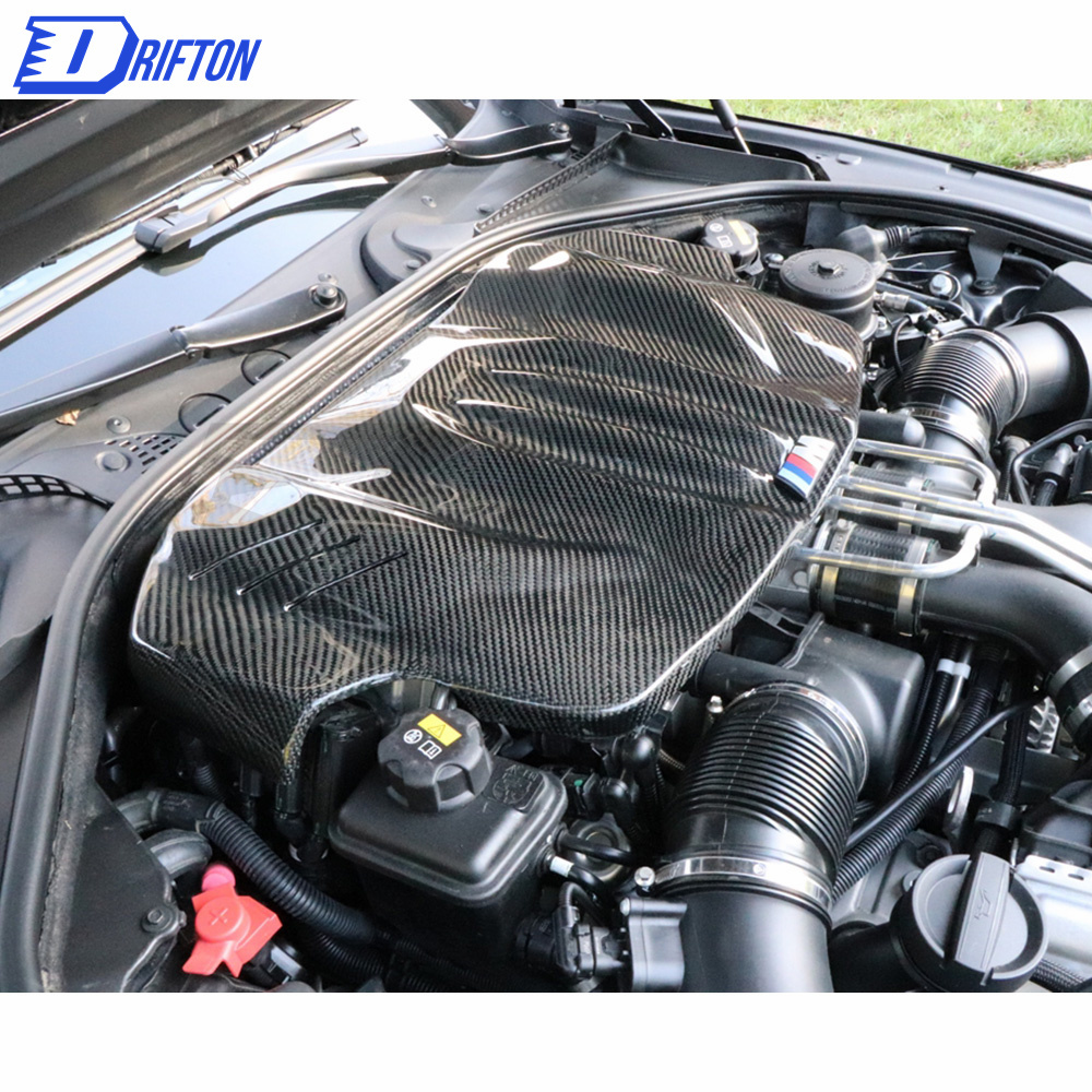 Carbon Fiber Engine Cover For BMW 5 Series F10 M5 F12 F13 F06 M6 2010-2016