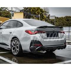 SQ Style Dry Carbon Fiber Rear Diffuser For BMW 4 Seires G26 2021-2024