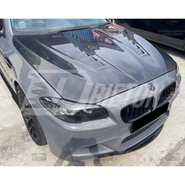 Hamann Style Carbon Fiber Hood For BMW 5 Series F10 F11 F07 M5 2010-2016