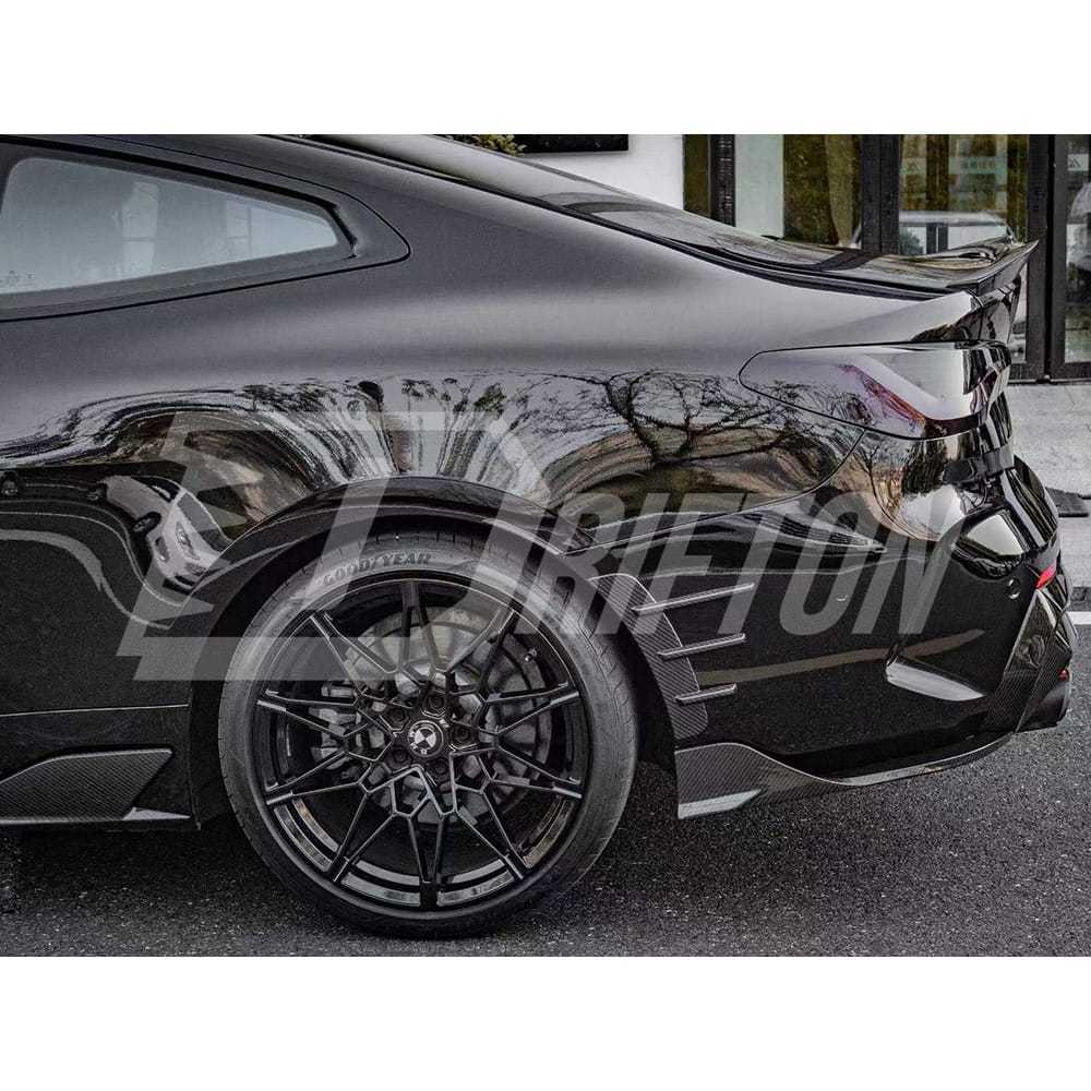 M4 Style Dry Carbon Fiber Rear Trunk Spoiler For BMW 4 Seires G22 G82 2021-2024
