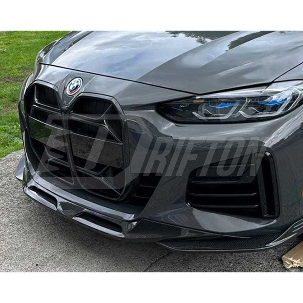 SQ Style Dry Carbon Fiber Front Lip For BMW 4 Seires G26 2021-2024