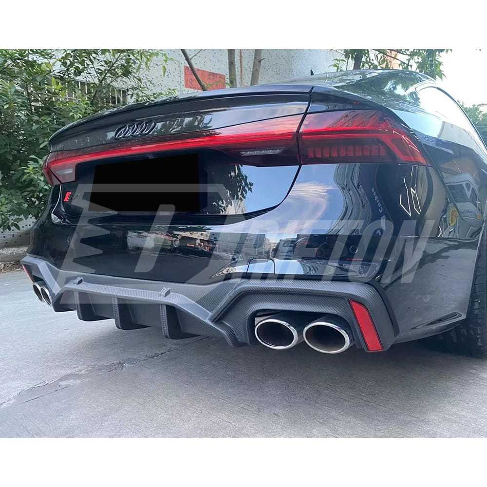 ABT Style Carbon Fiber Rear Diffuser For Audi A7 S7 C8 2019-2024