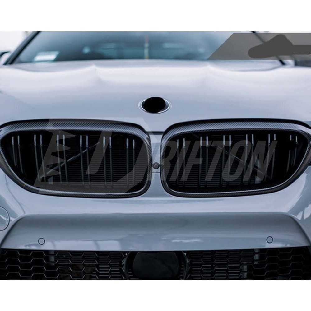 Dry Carbon Fiber Front Grill Cover For BMW 5 Series F90 M5 2017-2019