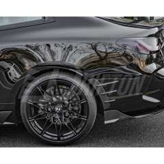 SQ Style Dry Carbon Fiber Rear Fender Trim For BMW 4 Seires G22 G23 2021-2024