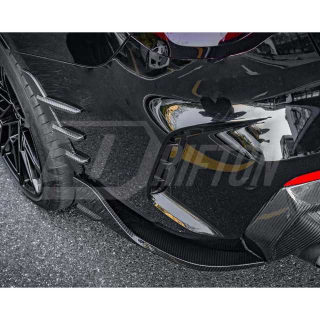 SQ Style Dry Carbon Fiber Rear Fender Trim For BMW 4 Seires G22 G23 2021-2024