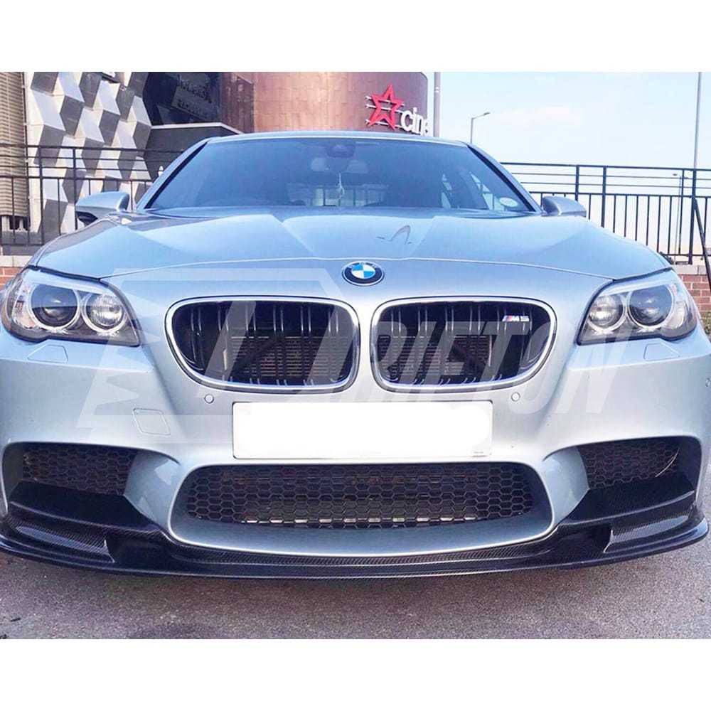 3D Style Carbon Fiber Front Lip For BMW 5 Series F10 M5 2010-2016