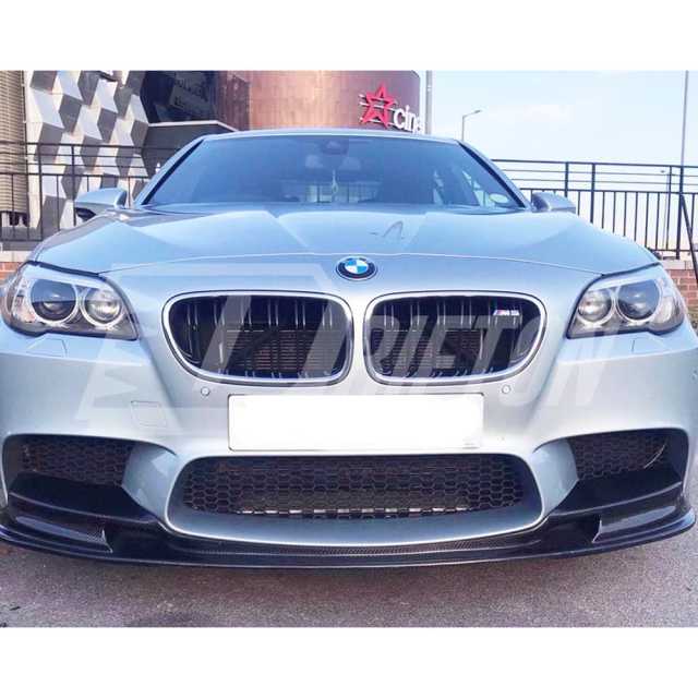 3D Style Carbon Fiber Front Lip For BMW 5 Series F10 M5 2010-2016