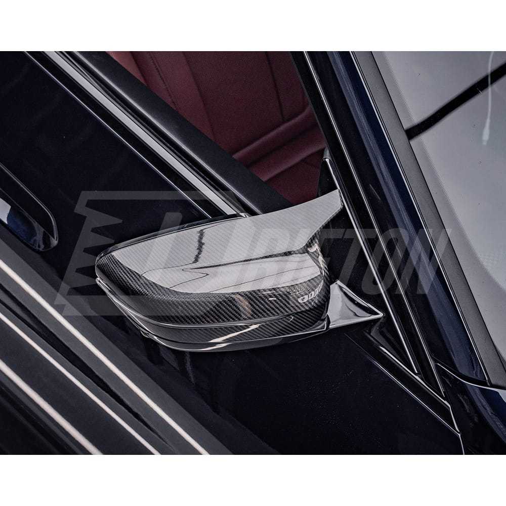 M5 Style Dry Carbon Fiber Mirror Cap For BMW 4 Seires G22 G23 G26 2021-2024