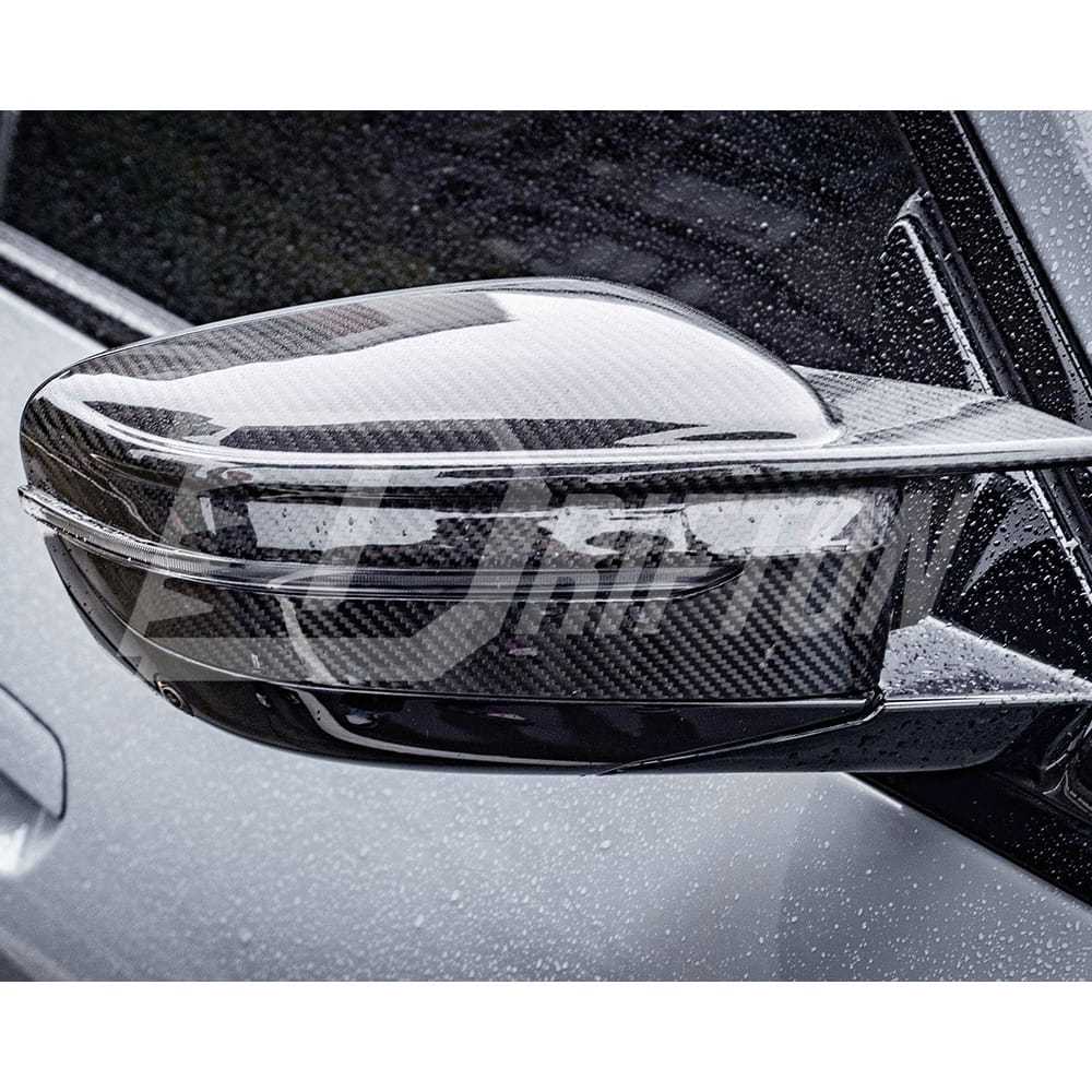 M4 Style Dry Carbon Fiber Mirror Cap For BMW 4 Seires G22 G23 G26 2021-2024