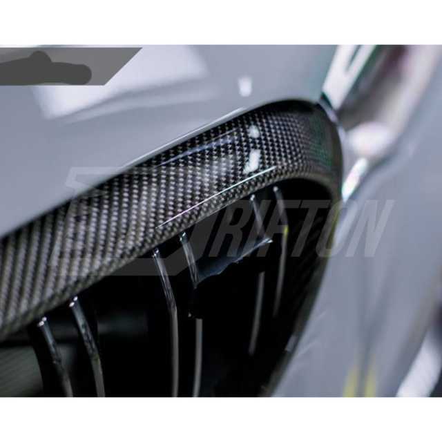 Dry Carbon Fiber Front Grill Cover For BMW 5 Series F90 M5 2017-2019