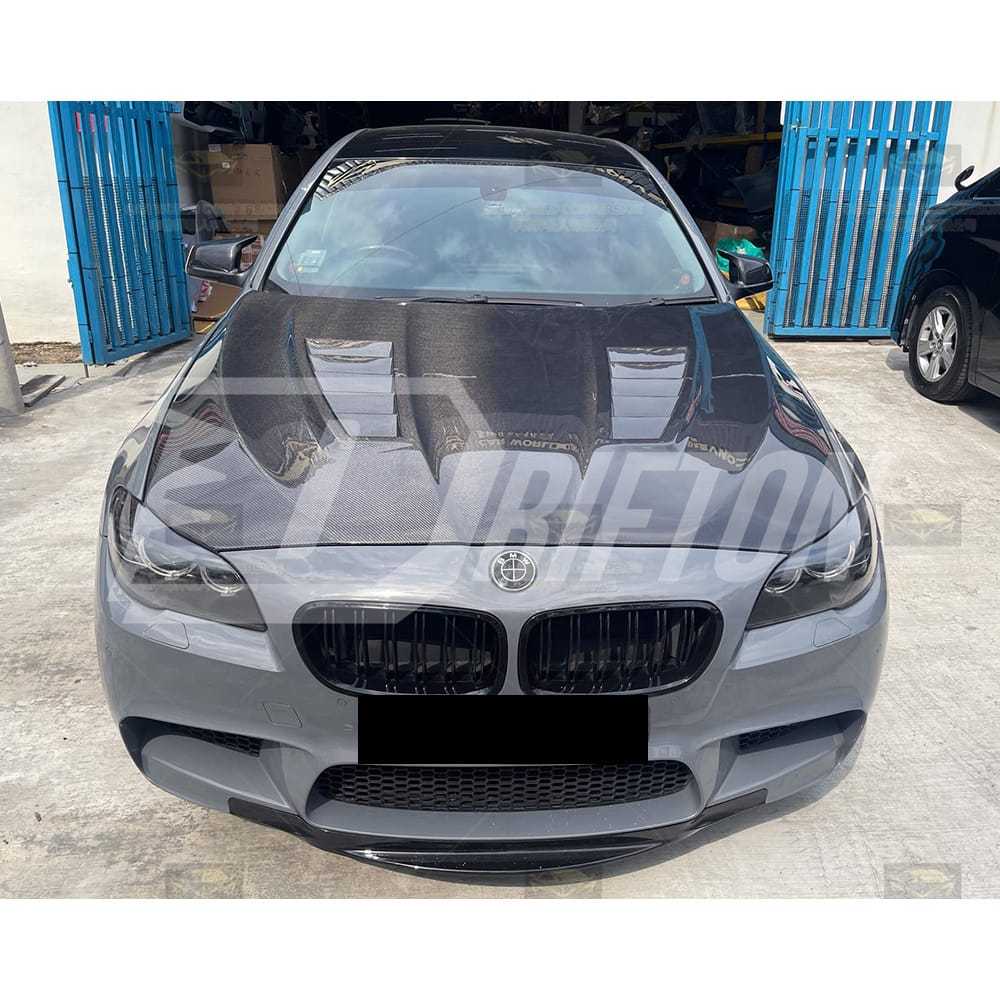 Hamann Style Carbon Fiber Hood For BMW 5 Series F10 F11 F07 M5 2010-2016