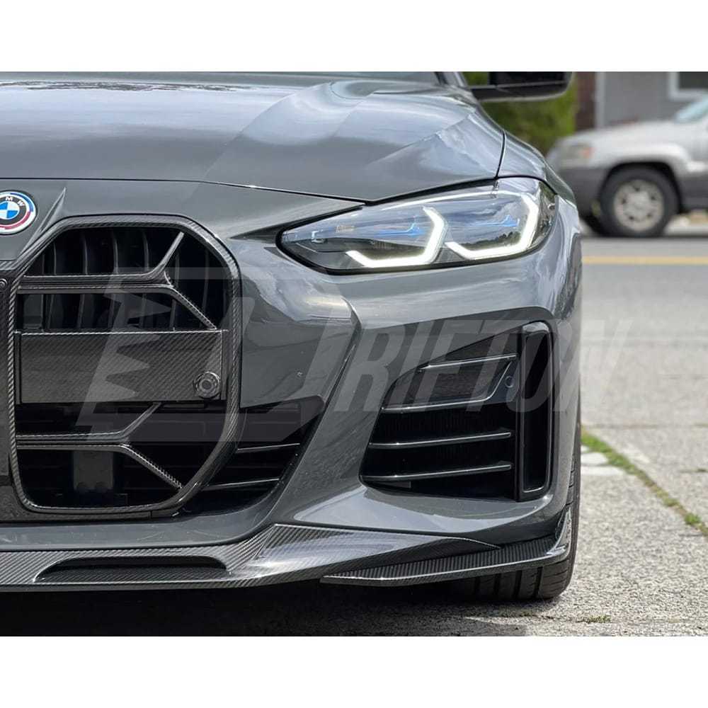 SQ Style Dry Carbon Fiber Front Lip For BMW 4 Seires G26 2021-2024