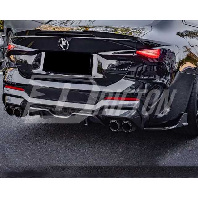 M4 Style Dry Carbon Fiber Rear Trunk Spoiler For BMW 4 Seires G22 G82 2021-2024