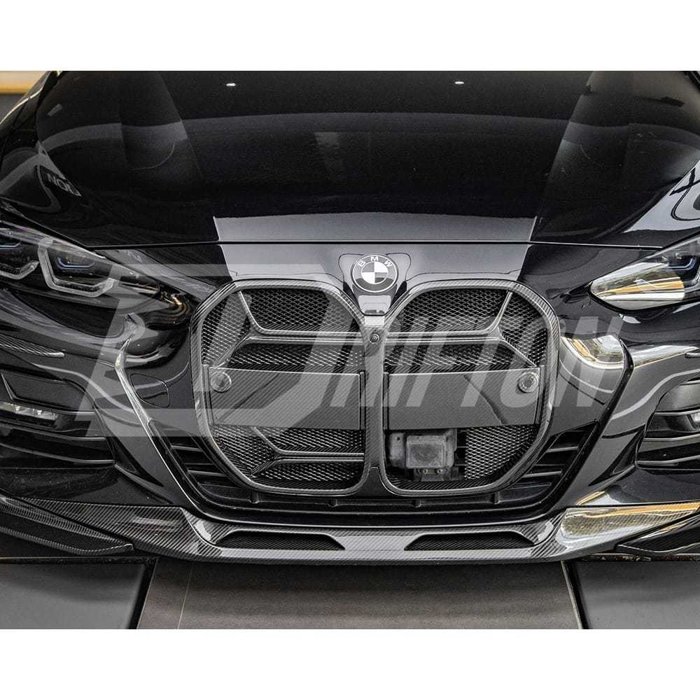 CSL Style Dry Carbon Fiber Front Grille For BMW 4 Seires G22 G23 2021-2024