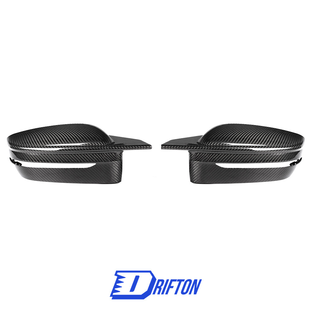 M4 Style Dry Carbon Fiber Mirror Cap For BMW 4 Seires G22 G23 G26 2021-2024