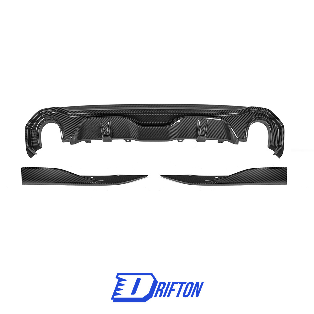 SQ Style Dry Carbon Fiber Rear Diffuser For BMW 4 Seires G26 2021-2024