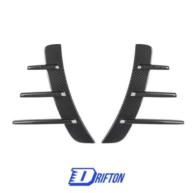 SQ Style Dry Carbon Fiber Front Fender Trim For BMW 4 Seires G22 G23 2021-2024