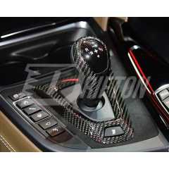 Carbon Fiber Interior Gear Knob Cover Replacement For BMW 5 Series F10 M5 2010-2016