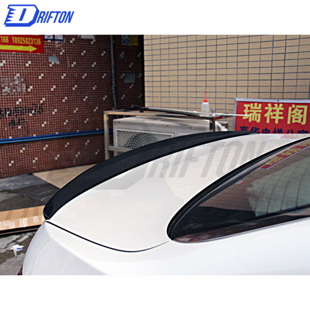 P Style Carbon Fiber Rear Spoiler Trunkg Wing For BMW 5 Series F10 F18 2010-2016