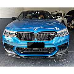 3D Style Dry Carbon Fiber Front Lip For BMW F90 M5 2017-2019