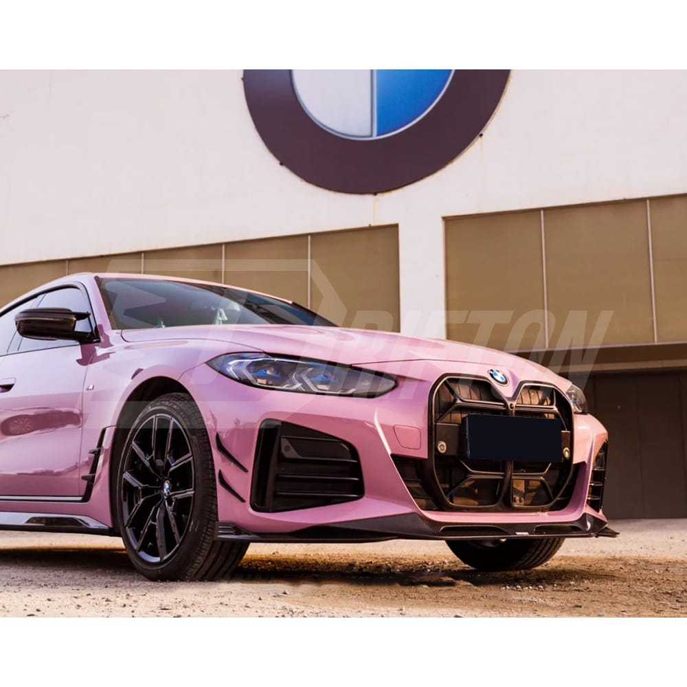 SQ Style Dry Carbon Fiber Front Lip For BMW 4 Seires G26 2021-2024
