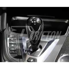 Carbon Fiber Interior Gear Knob Cover Replacement For BMW 5 Series F10 M5 2010-2016