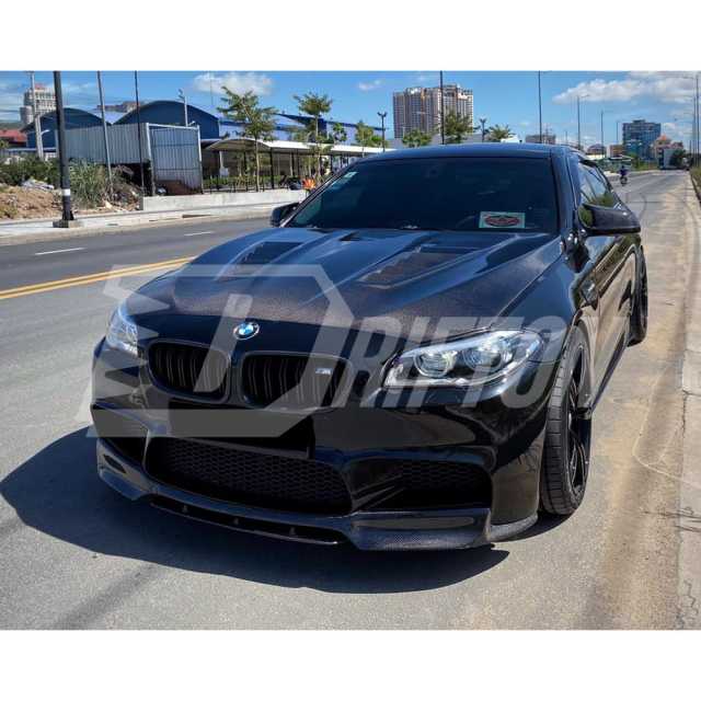 Hamann Style Carbon Fiber Hood For BMW 5 Series F10 F11 F07 M5 2010-2016