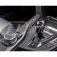 Carbon Fiber Interior Gear Knob Cover Replacement For BMW 5 Series F10 M5 2010-2016