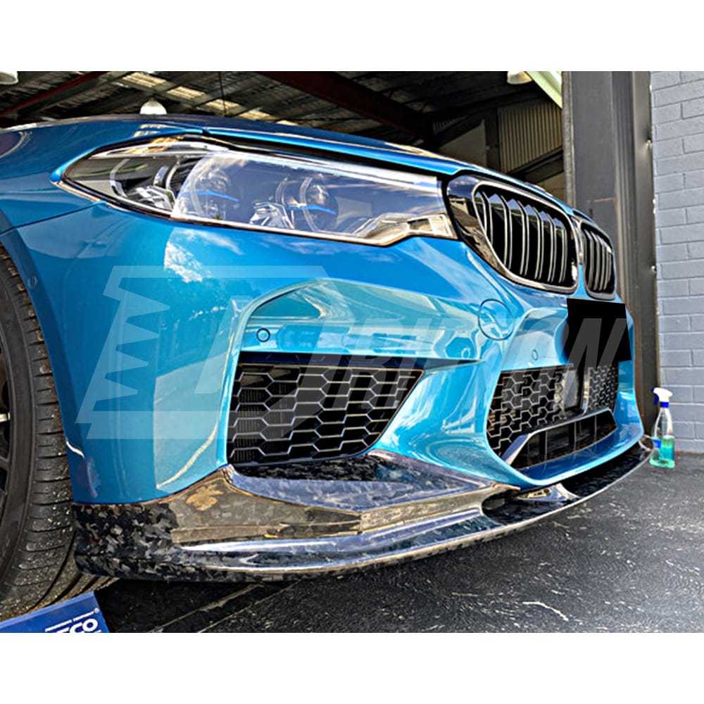 3D Style Dry Carbon Fiber Front Lip For BMW F90 M5 2017-2019