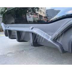 ABT Style Carbon Fiber Rear Diffuser For Audi A7 S7 C8 2019-2024