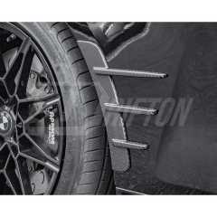 SQ Style Dry Carbon Fiber Front Fender Trim For BMW 4 Seires G22 G23 2021-2024