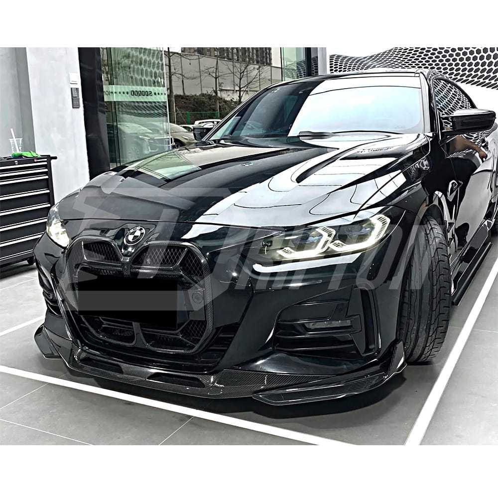 SQ Style Dry Carbon Fiber Front Lip For BMW 4 Seires G22 G23 2021-2024