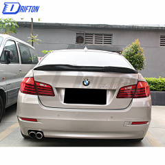 PSM Style Carbon Fiber Rear Spoiler Trunkg Wing For BMW 5 Series F10 F18 2010-2016