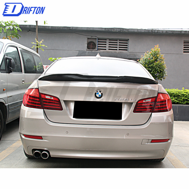 PSM Style Carbon Fiber Rear Spoiler Trunkg Wing For BMW 5 Series F10 F18 2010-2016
