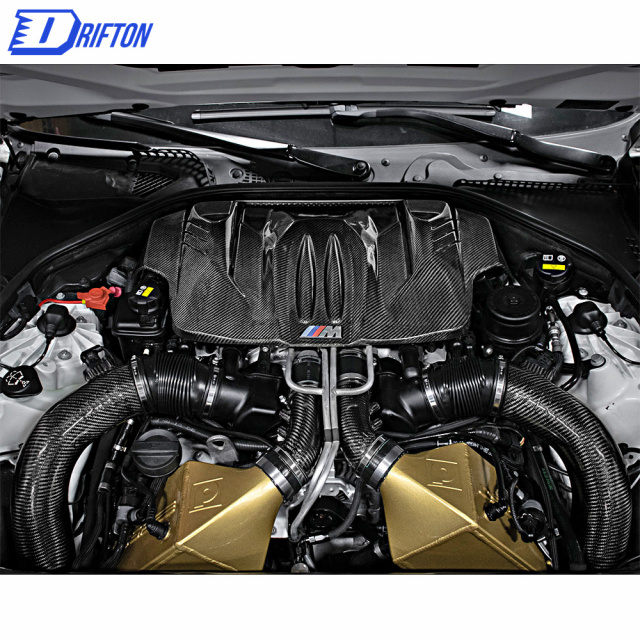 Carbon Fiber Engine Cover For BMW 5 Series F10 M5 F12 F13 F06 M6 2010-2016
