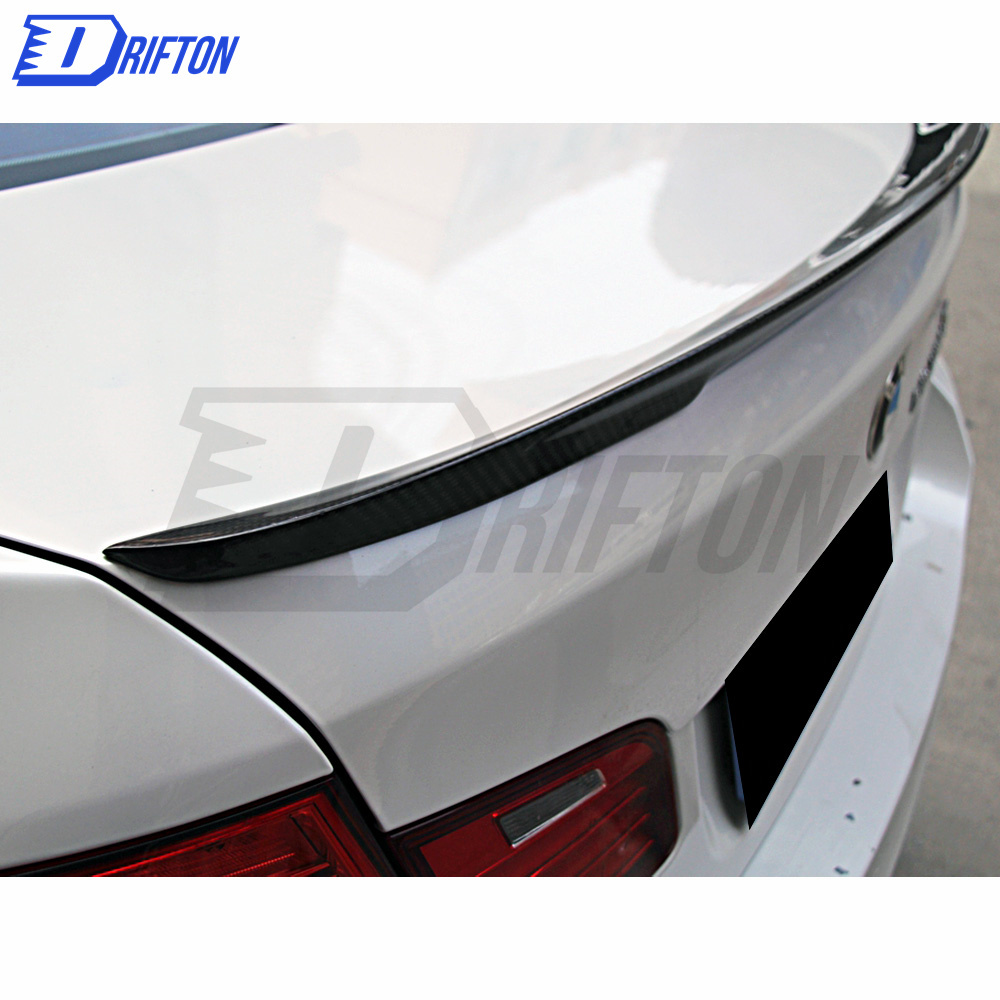 P Style Carbon Fiber Rear Spoiler Trunkg Wing For BMW 5 Series F10 F18 2010-2016