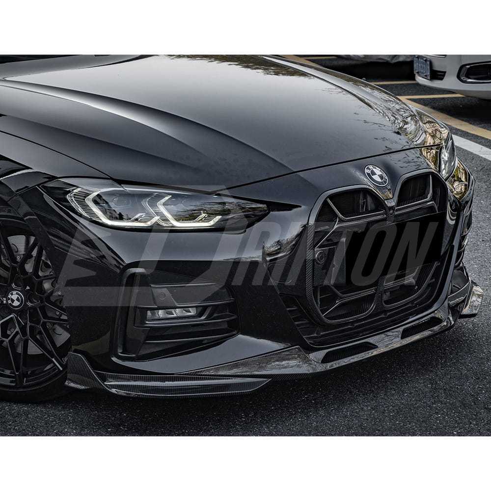 SQ Style Dry Carbon Fiber Front Lip For BMW 4 Seires G22 G23 2021-2024