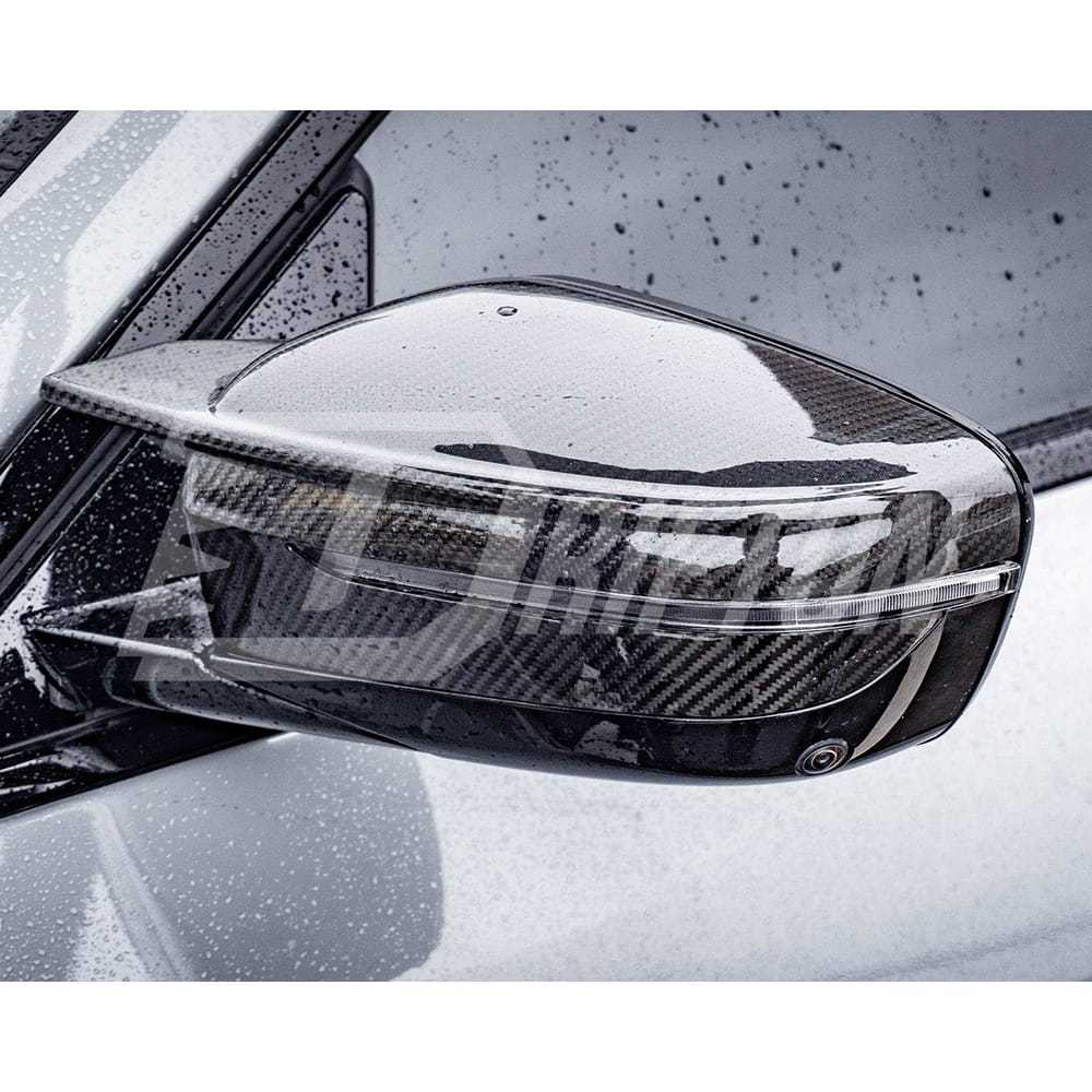 M4 Style Dry Carbon Fiber Mirror Cap For BMW 4 Seires G22 G23 G26 2021-2024
