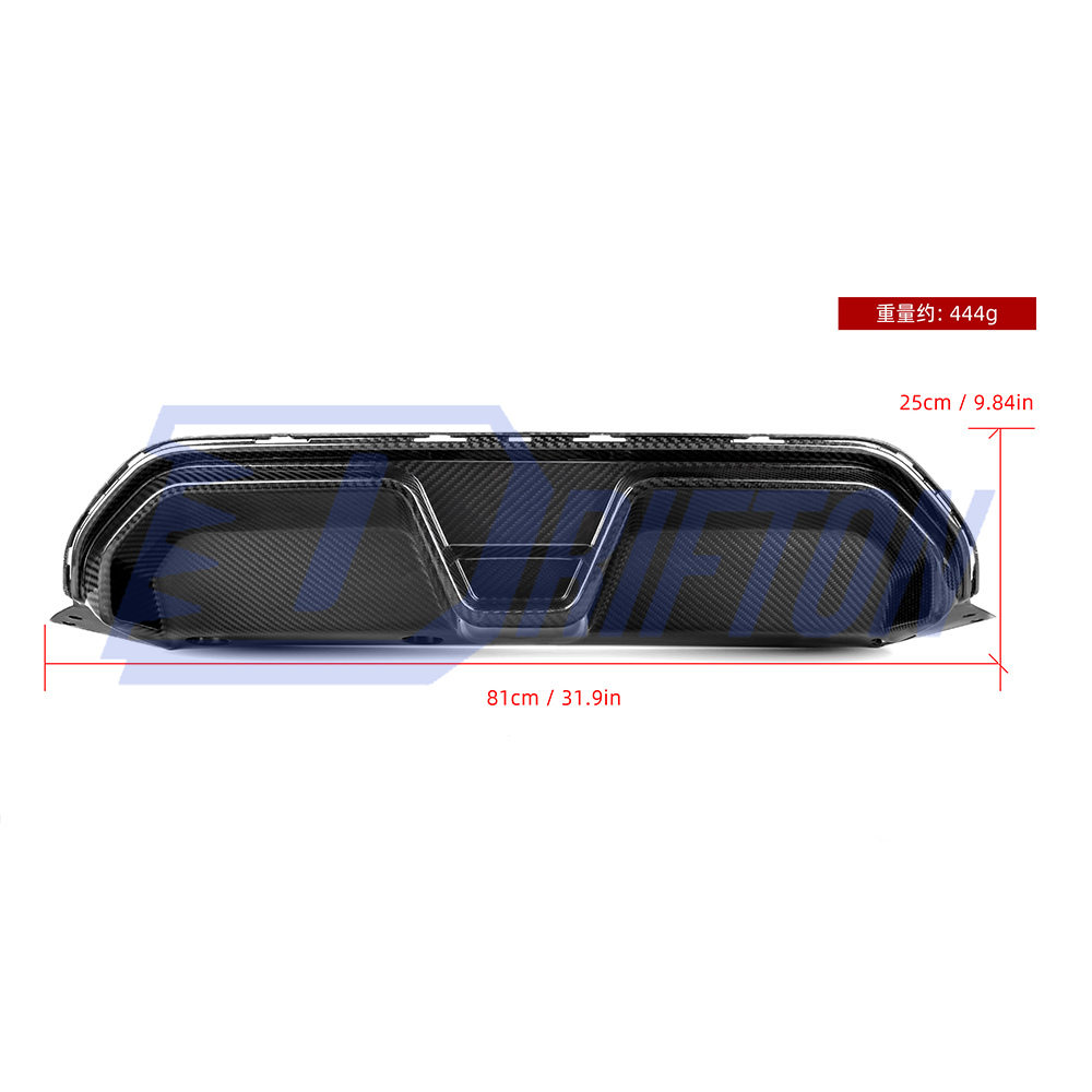 CS Style Dry Carbon Fiber Rear Diffuser For BMW 5 Series F90 M5 2017-2023