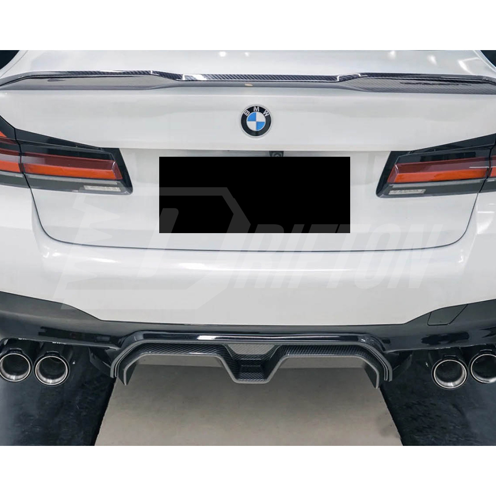 CS Style Dry Carbon Fiber Rear Diffuser For BMW 5 Series F90 M5 2017-2023